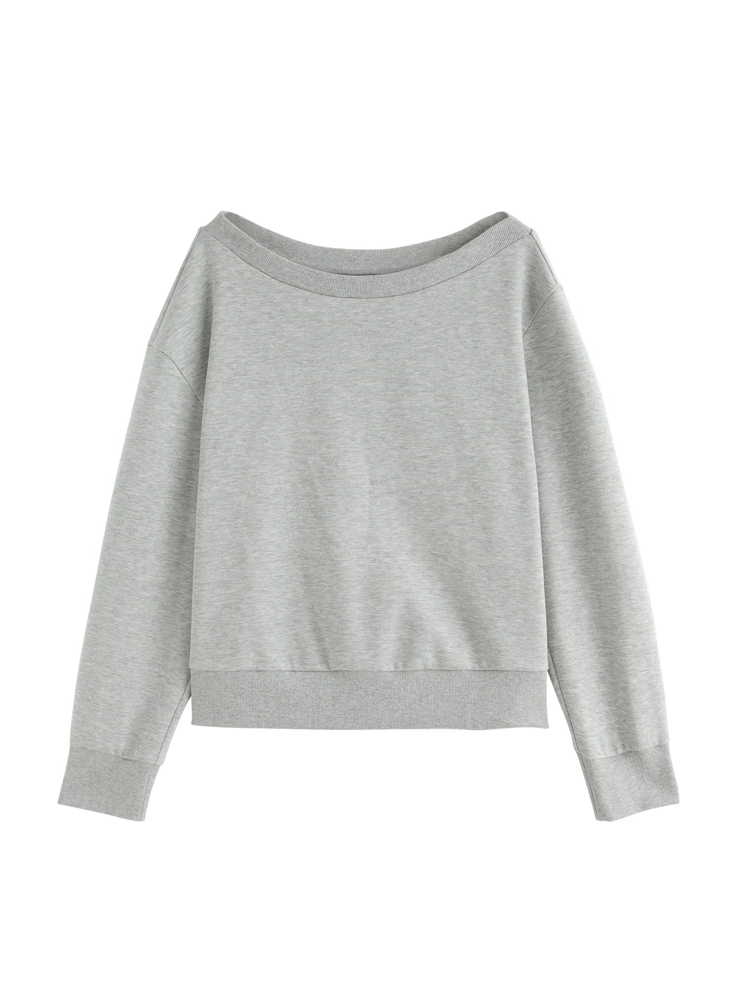 DUSHU Off-shoulder Collar Sweater Skirt Set 2025 Spring Summer Elegant Style All-match Commuter Pullover Top High Waist Skirt