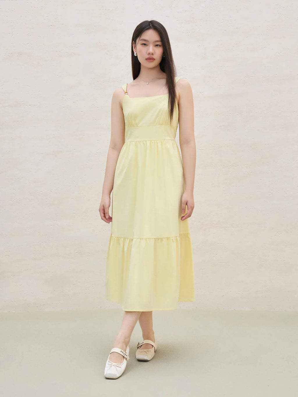 DUSHU 2025 Summer Women's Beaded Adjustable Dress - Dual-Tone Design & Flattering Silhouette Causal Loose 25DS82223