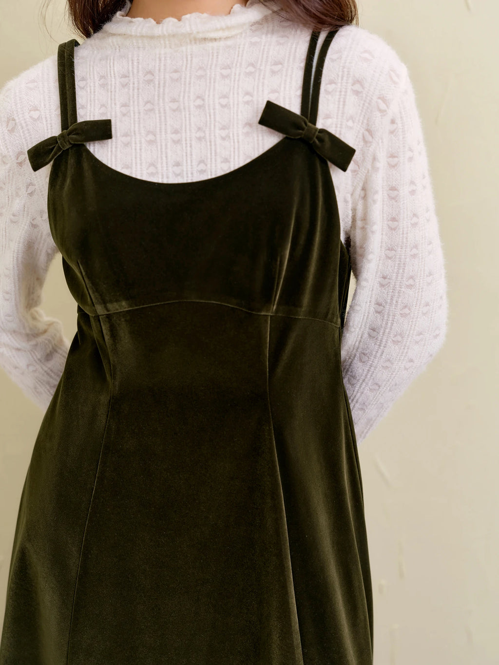 DUSHU Christmas Style Suspender Red Green Black Winter Dress for Women 2024 New Design All-match Chic Long Dress 24DS84338