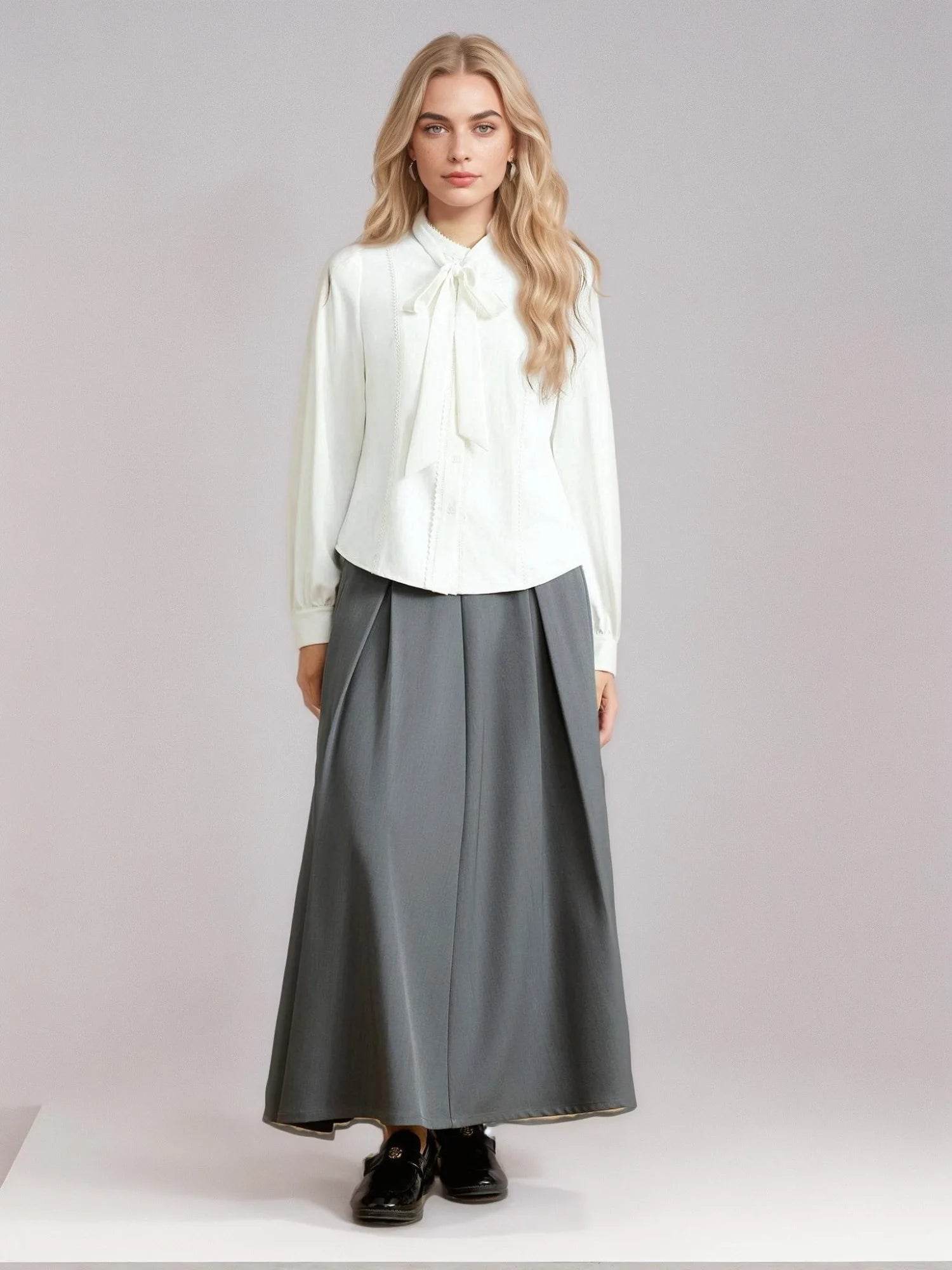 DUSHU Plus Size UPF50+Sunscreen Leather French Shirt 2025 Spring New Commuter Sunscreen Casual Loose Shirt 25DS81092