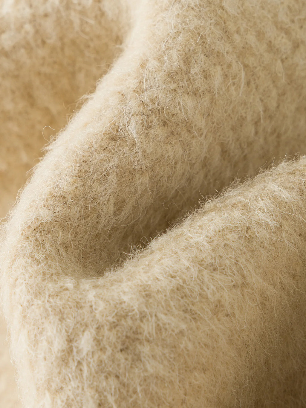 DUSHU Oatmeal Stand Collar Double-breasted Patch Pocket Woolen Coat 2025 Winter Woolen Coat Simple Sweet Temperament Korean