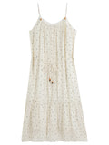 DUSHU 2025 Summer Plus-Size Resort Dress - Boho Chic Layered Design & Ethnic Embroidery with Relaxed Fit 25DS82249