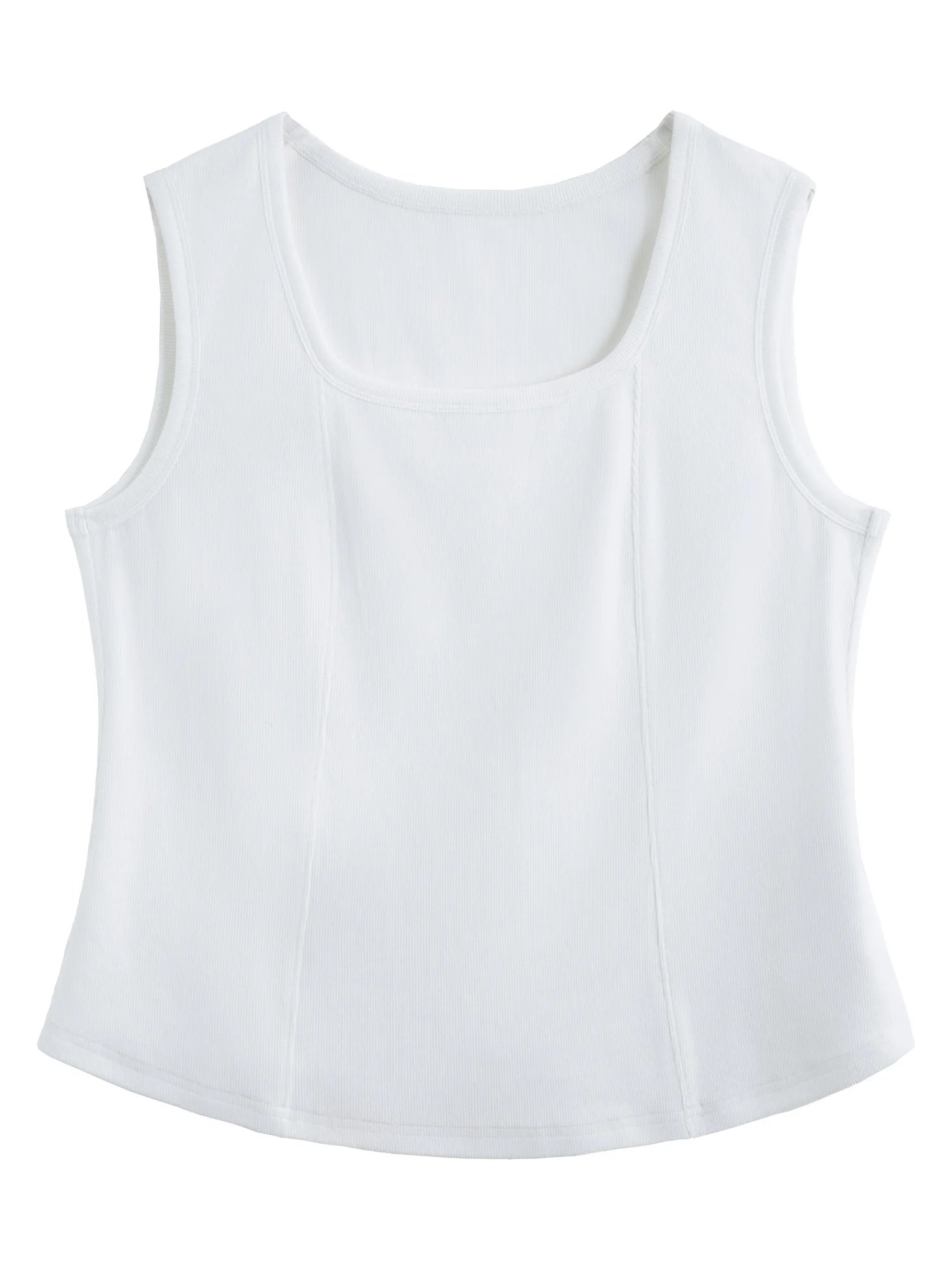 DUSHU Plus Size Cami 2025 Summer Essential Layering Tank Versatile Minimalist Inner Top Transition Breathable Women's Basics