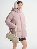 DUSHU Winter 2025 Women Long Short Down Jacket - Triple Protection Waterproof Oil Resistant Dust Proof Warm Insulated Coat